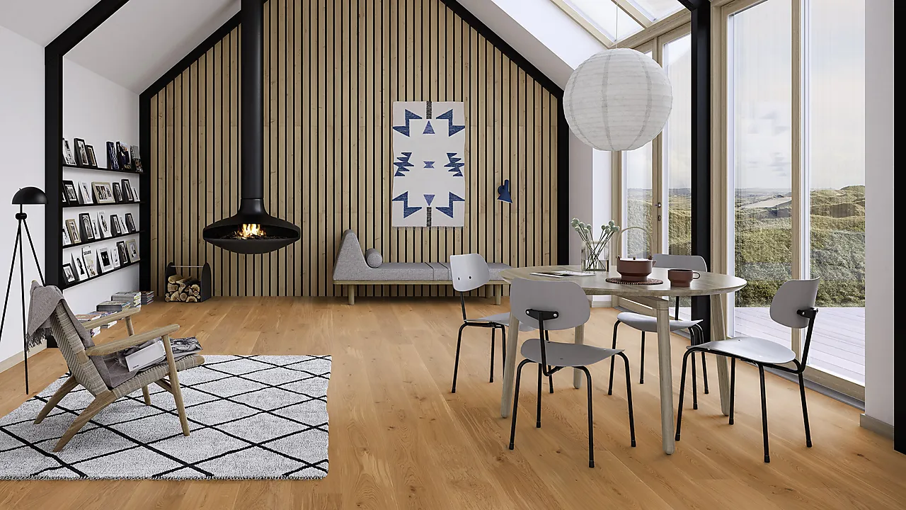 Boen parkett Eik Animoso Castle Live Matt lakk null - null - 2 - Miniatyr