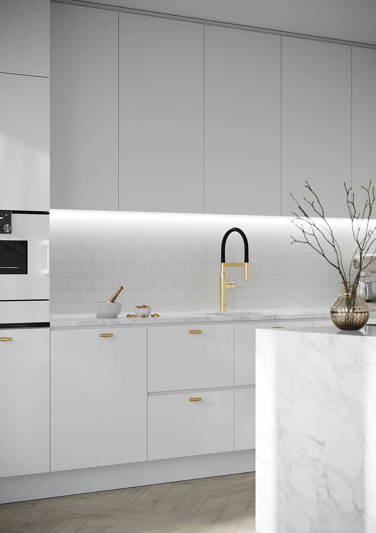 Fibo Kitchen Board White Slate 4091KM70 Fibo Kitchen Board White Slate 4091KM70