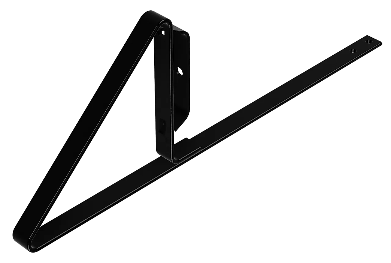 Snøkonsoll trapes/shingel sort