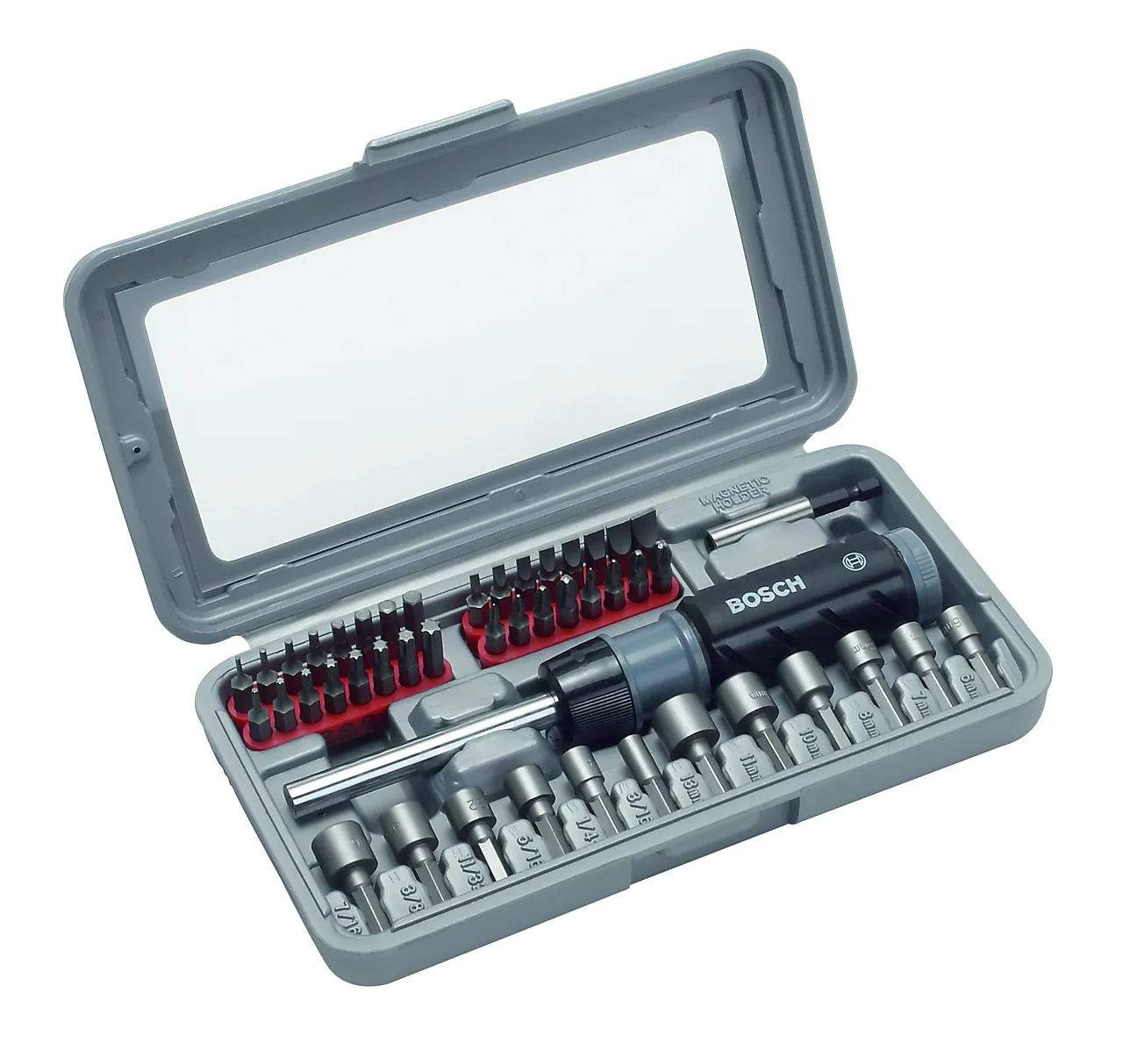 Bitssett i koffert 46 deler