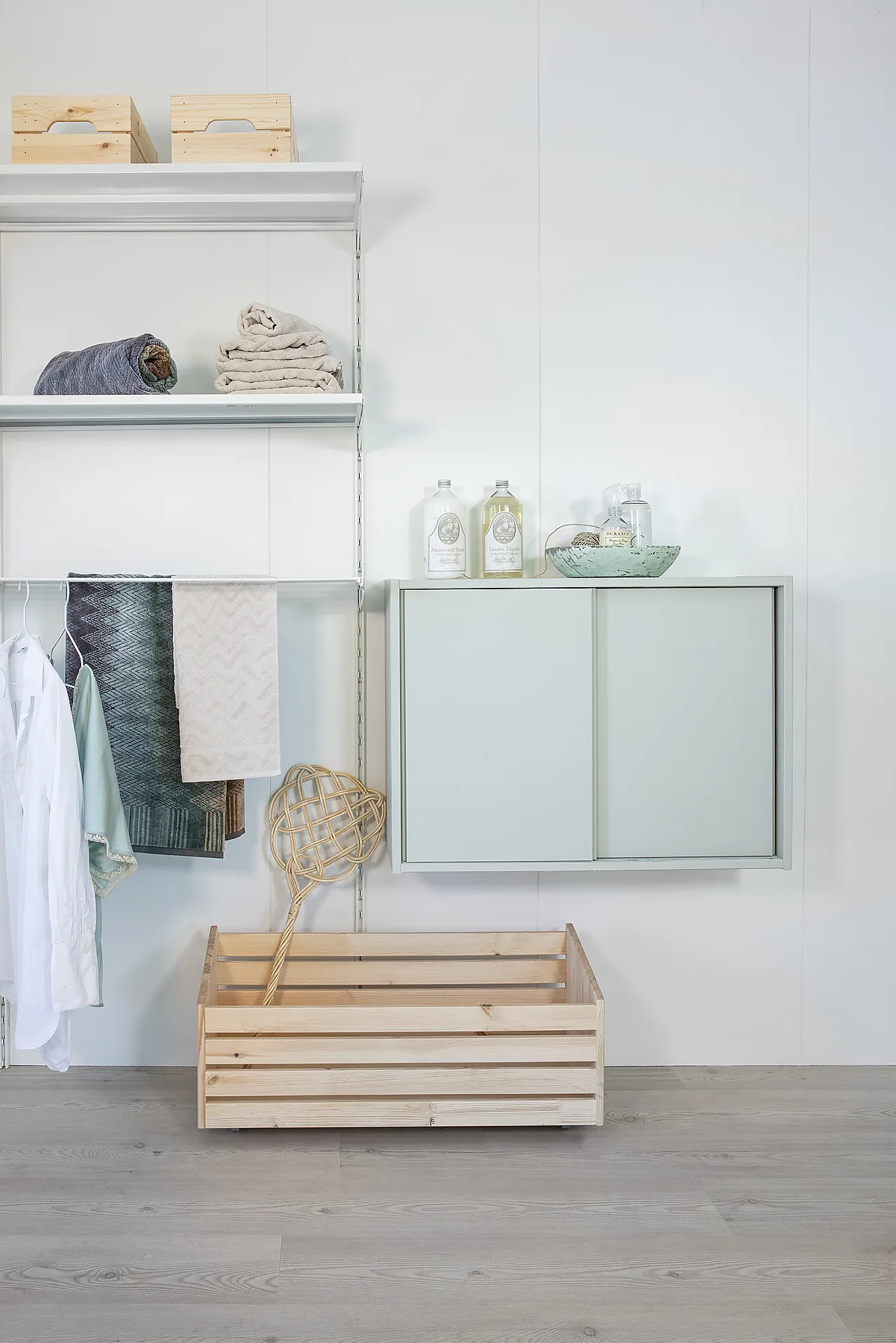 Veggplate trefiber mikrofuge klassisk hvit 11x620x2390 mm null - null - 2 - Miniatyr