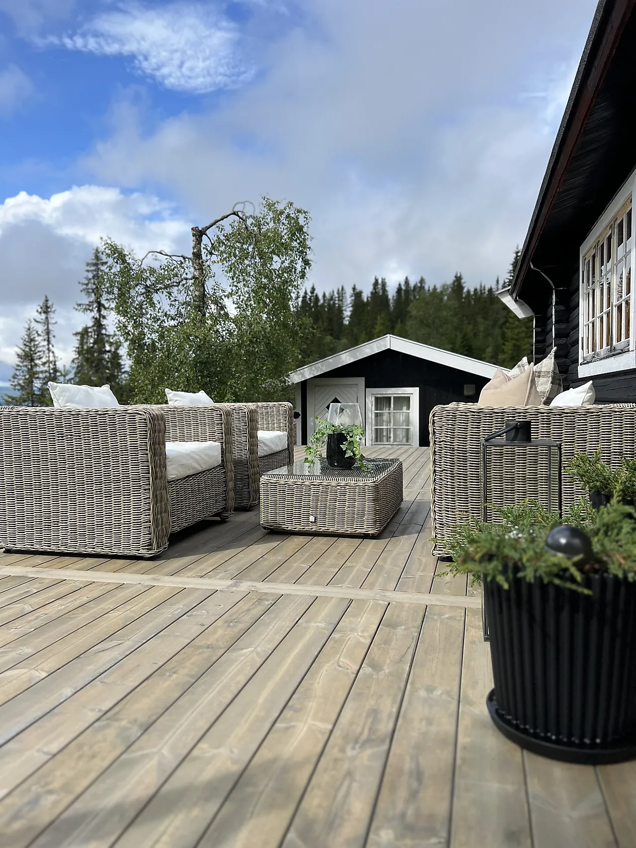 Terrassebord royalimpregnert grå furu glatt 28x145 mm null - 28x145 - 3 - Miniatyr