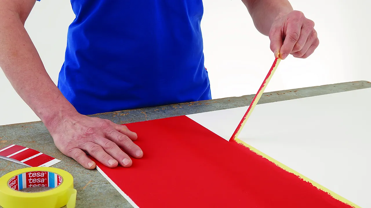 Malertape 50mx9mm gul innendørs precision innendørs bruk null - 50 - 2 - Miniatyr