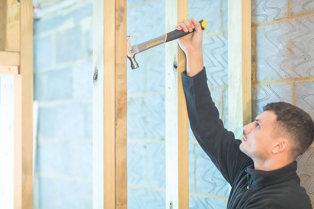 Hammer glassfiber STHT0-51309 m/ klo 450 gram null - null - 3 - Miniatyr