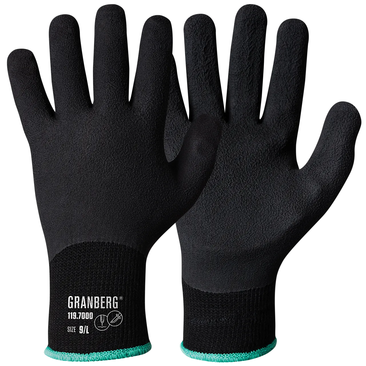 Hanske nålestikk latex 10 granberg - 119.7000-10