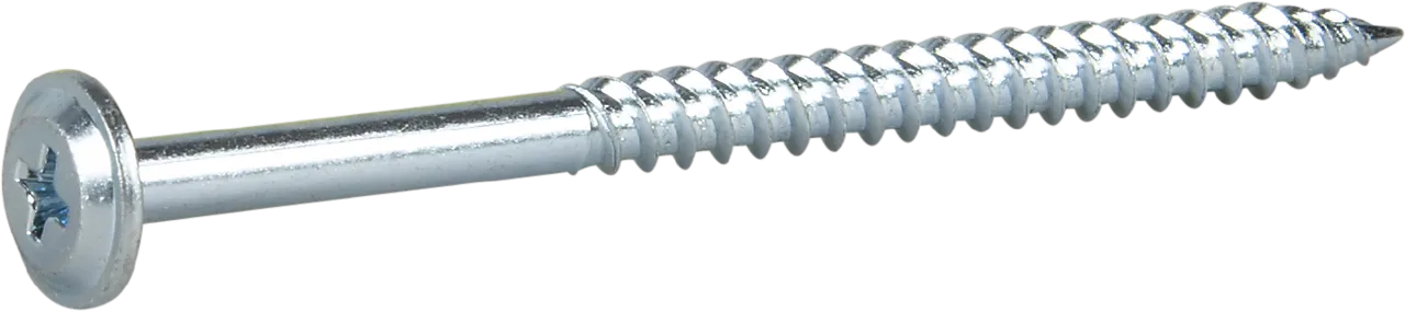 Montasjeskrue 4,8x75 fzb a-200skarp spiss tre/stål