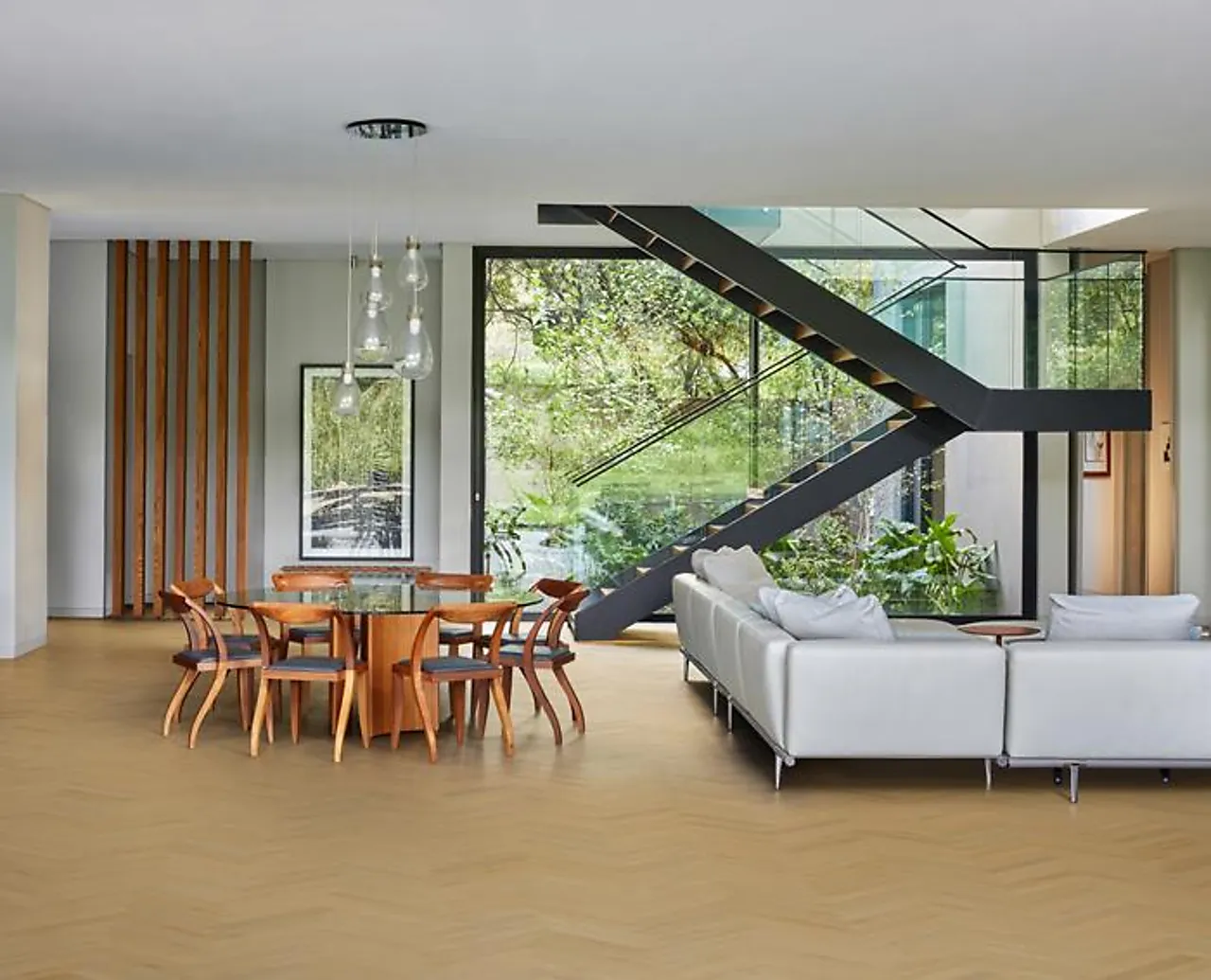 Kährs vinylgulv Illusion Herringbone Gyldenbrun Kährs vinylgulv Illusion Herringbone Gyldenbrun