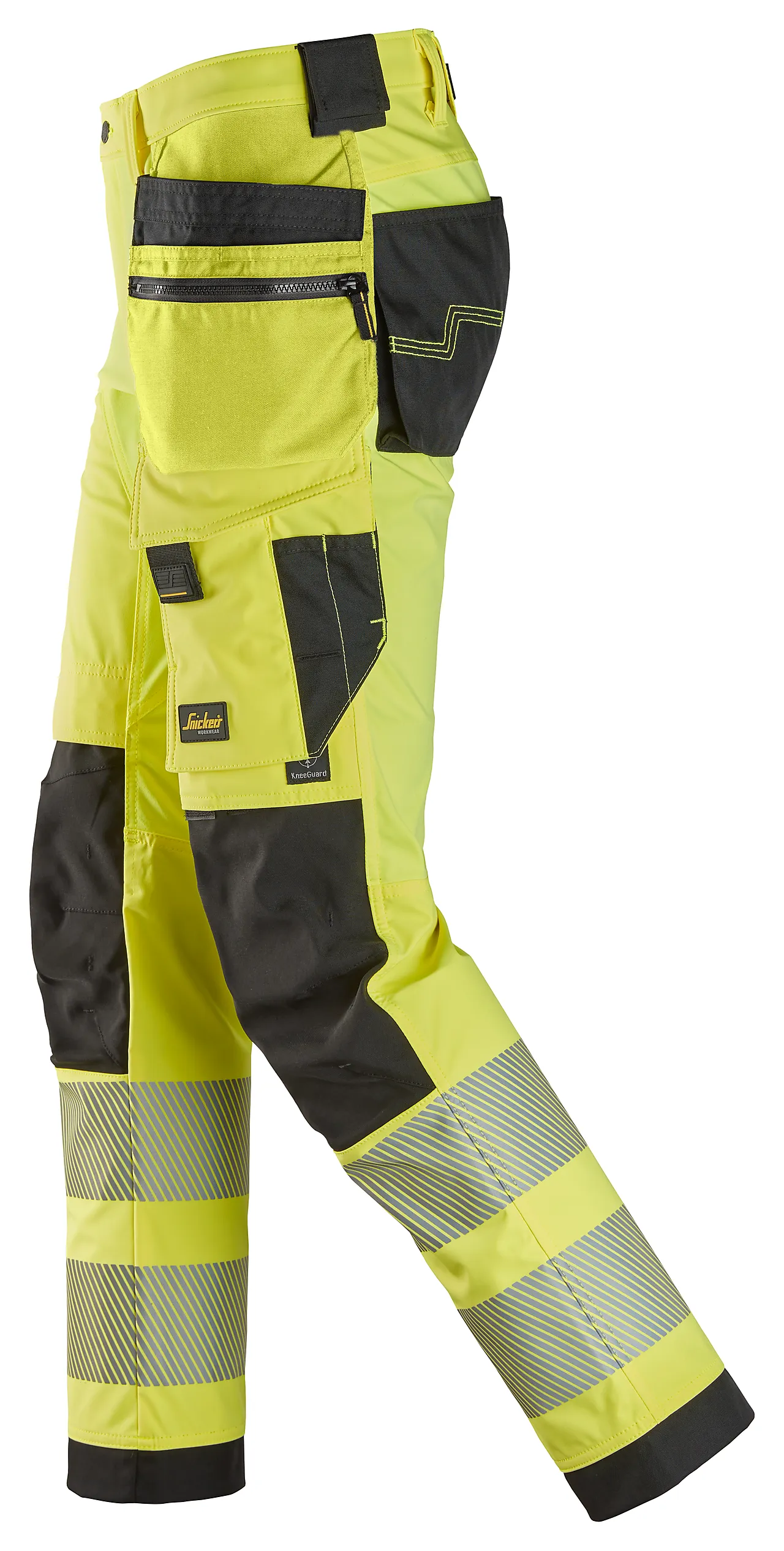 Snickers Workwear Arbeidsbukse 6232 Gul/Sort Kl2 56 null - null - 2 - Miniatyr