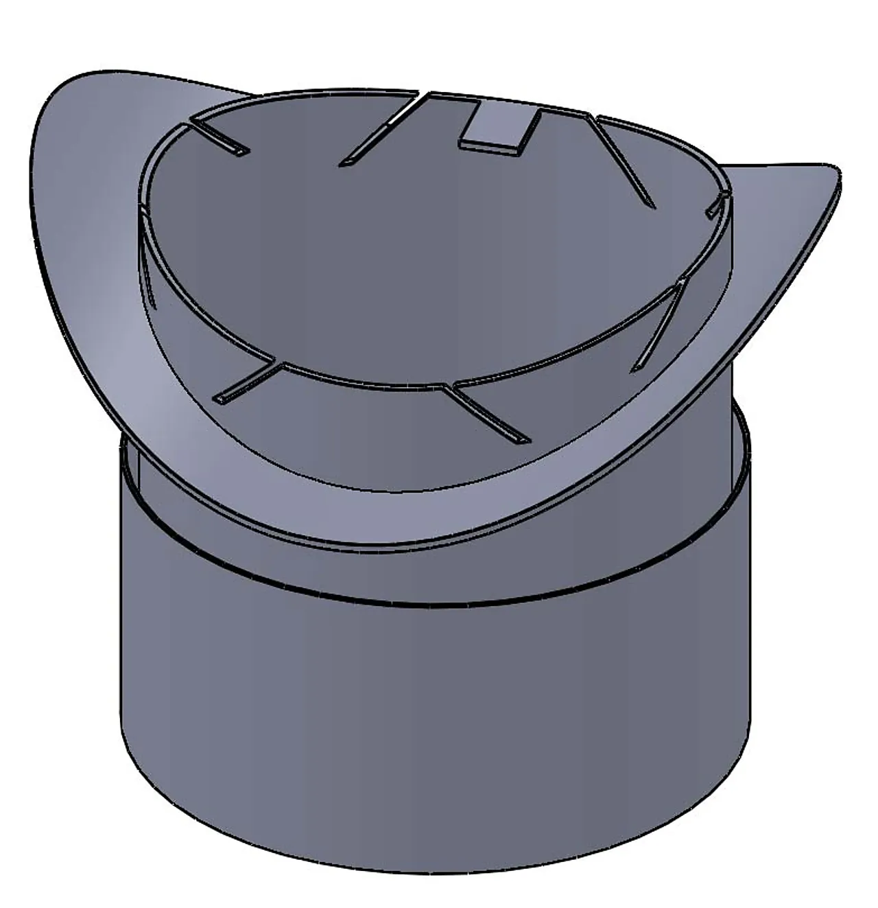 Røykr. Innf. Ø150 leca/icopal