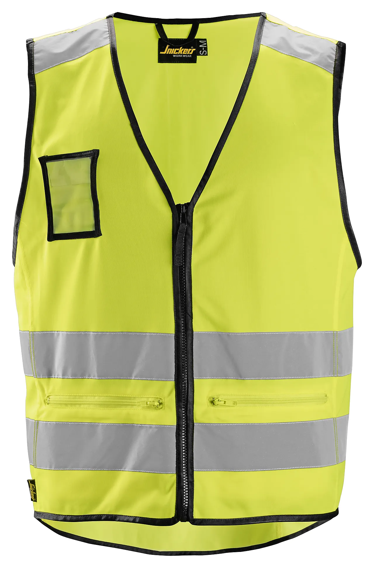 Vest high vis 4310 kl2 gul s/m snickers workwear