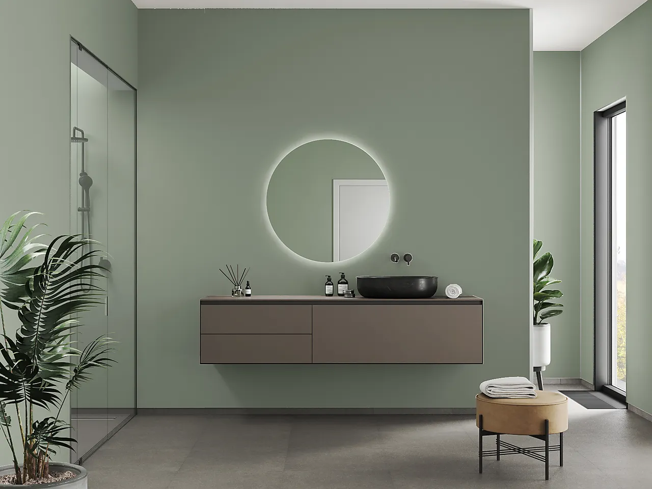 Fibo baderomsplate Olivegreen 10x620x3020mm Fibo baderomsplate Olivegreen 10x620x3020mm