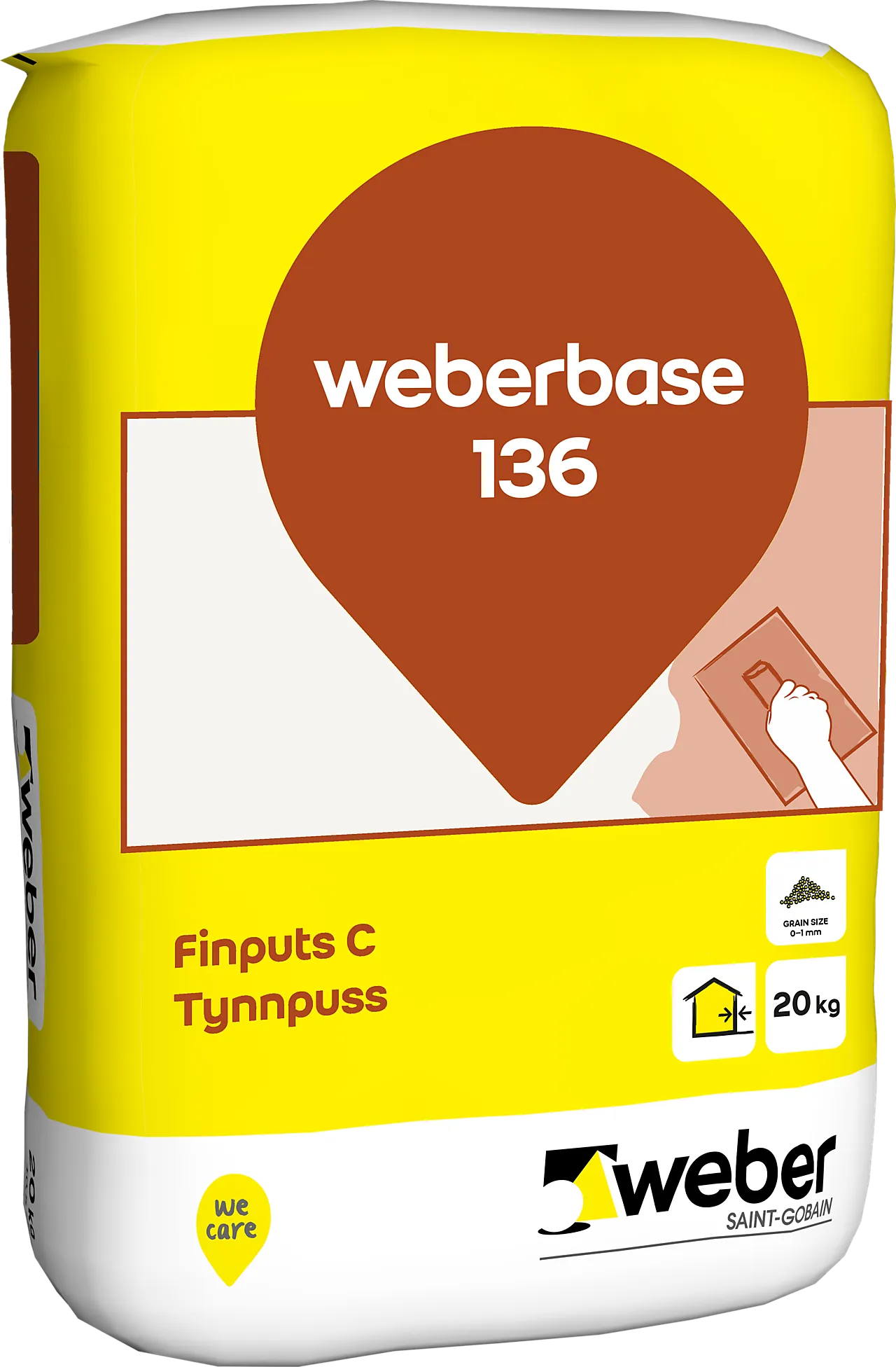 Weberbase 136 tynnpuss 20kg
