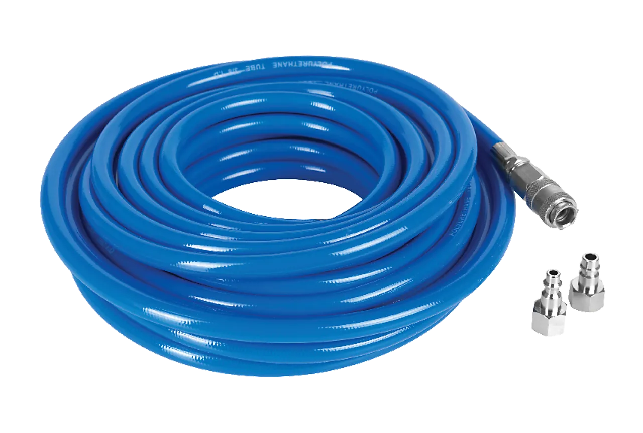 Kompressorslange pu 15m 3/8"kombi mft kombi nippel/kombikupling Kompressorslange pu 15m 3/8"kombi mft kombi nippel/kombikupling