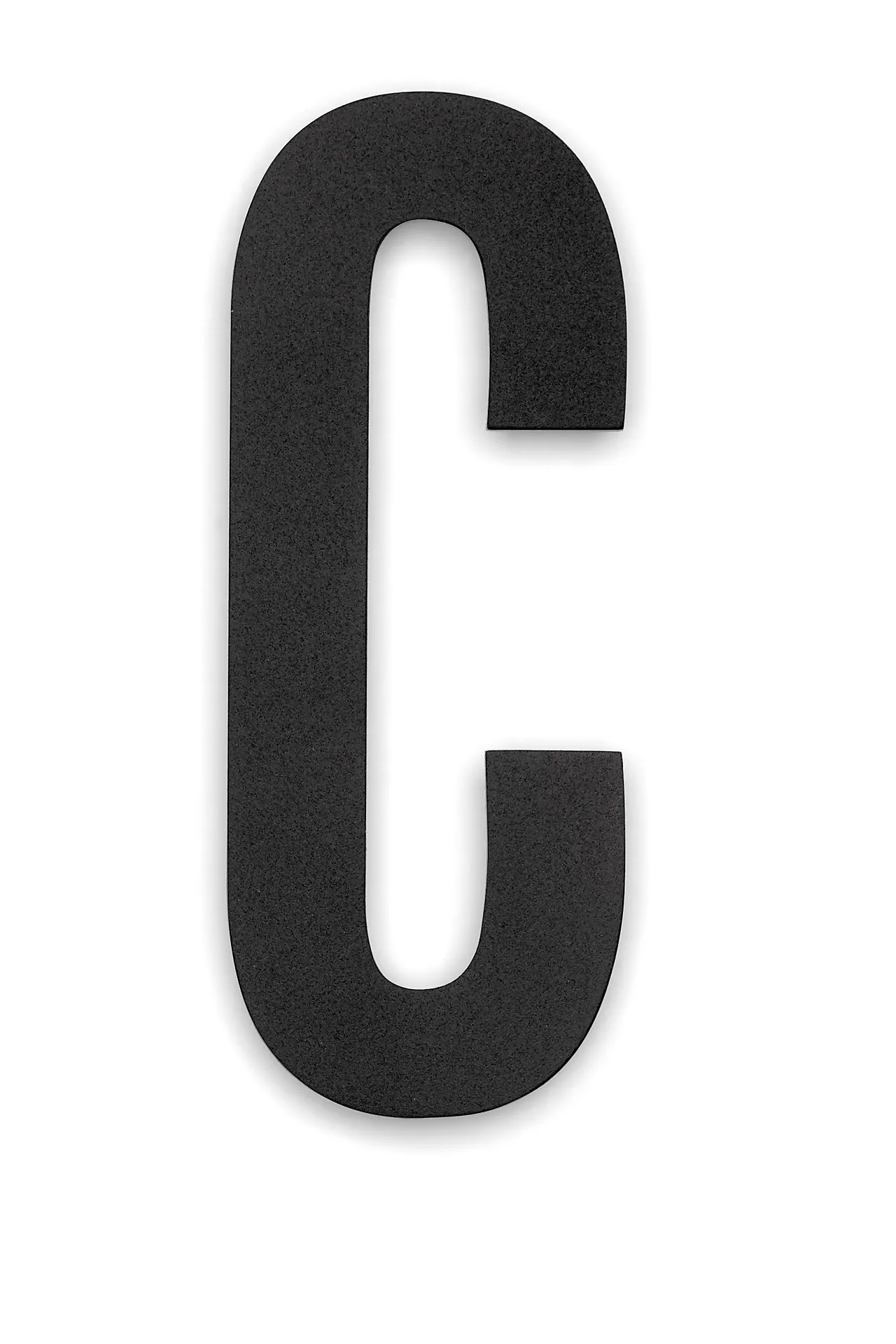 Bokstav Work svart C