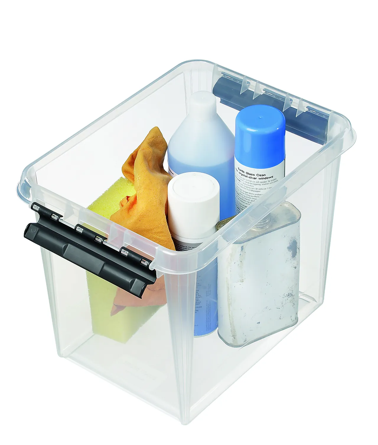 Oppbevaringsboks classic 11 transparent med lokk  34x25x27 cm null - null - 2 - Miniatyr