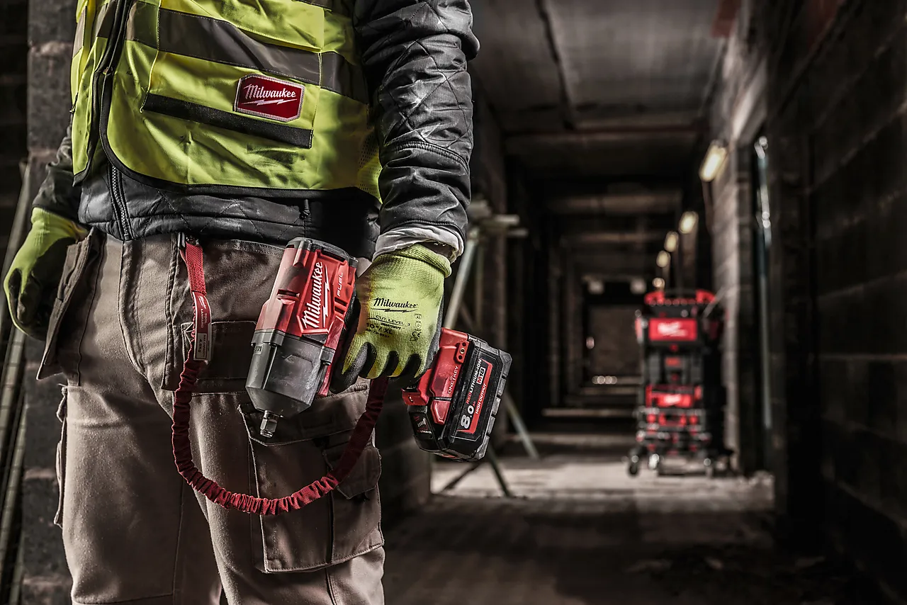 Hansker hi-vis cut 3C XL10 milwaukee null - XL - 2 - Miniatyr