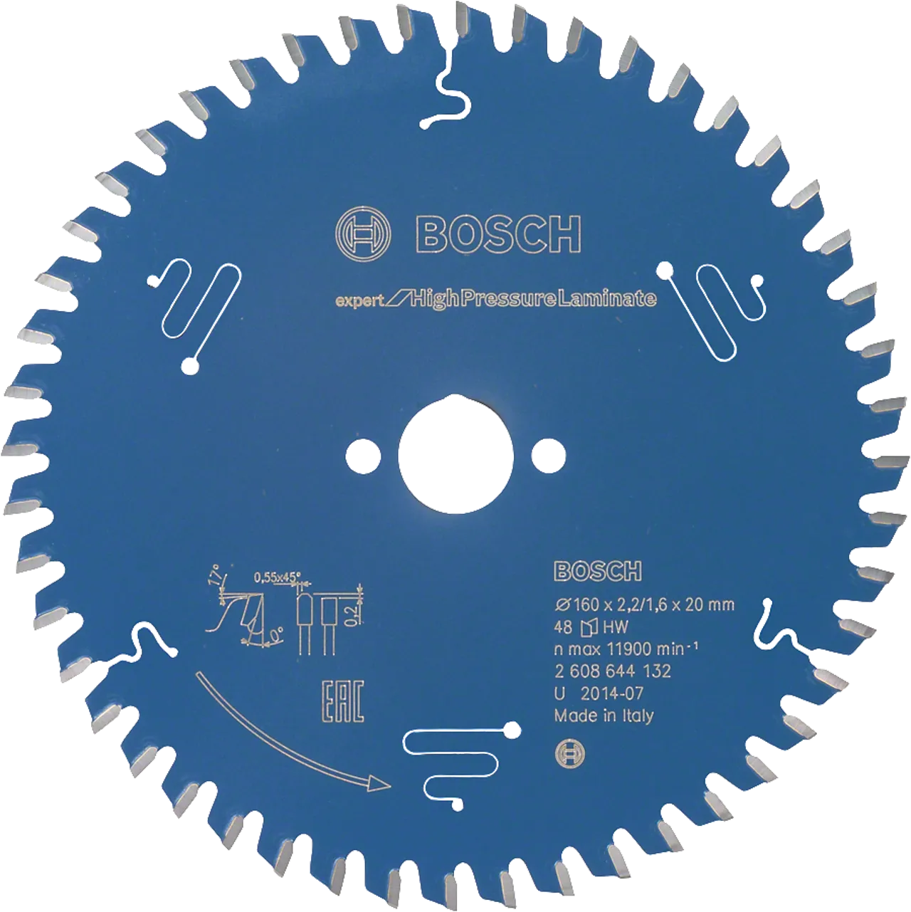 Sirkelsagbl 160x20x2,2 48t exp high press