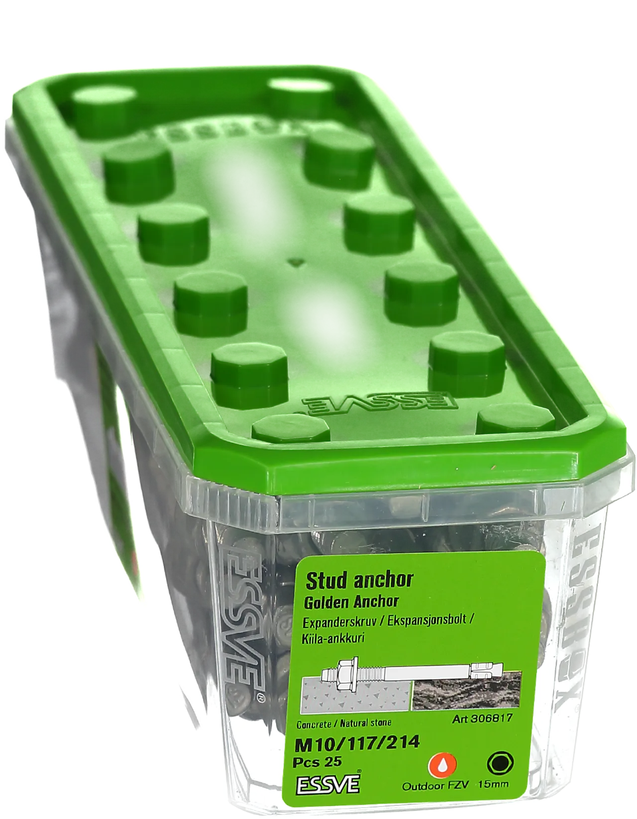 Ekspansjonsbolt Golden Anchor M10/117/214 25 stk null - null - 2 - Miniatyr