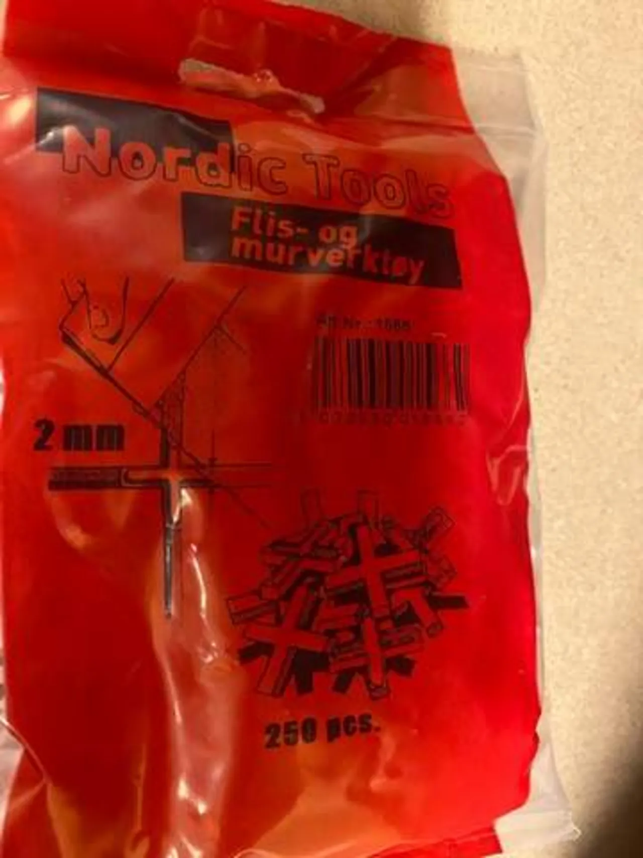 Fugekryss 2mm 250 stk proff