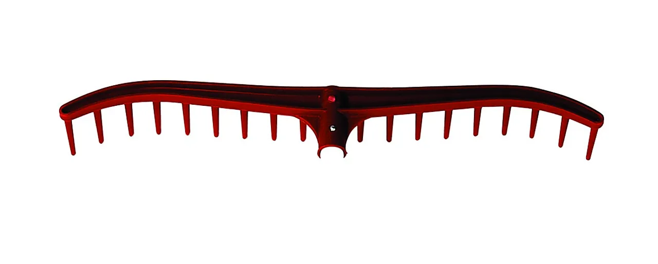 Hode til høyrive polypropylen rød