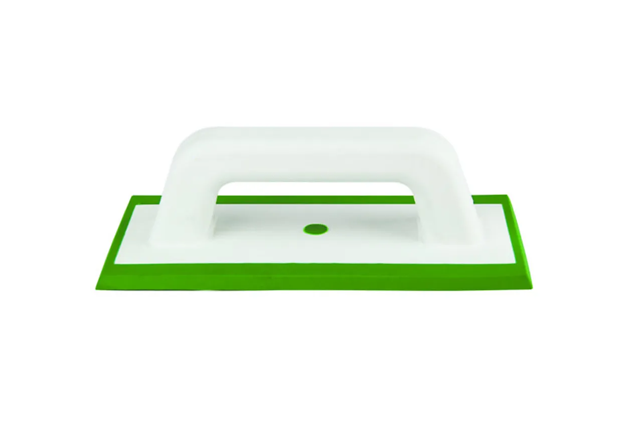 Fugebrett grønn med hard gummi 248 x 116 mm