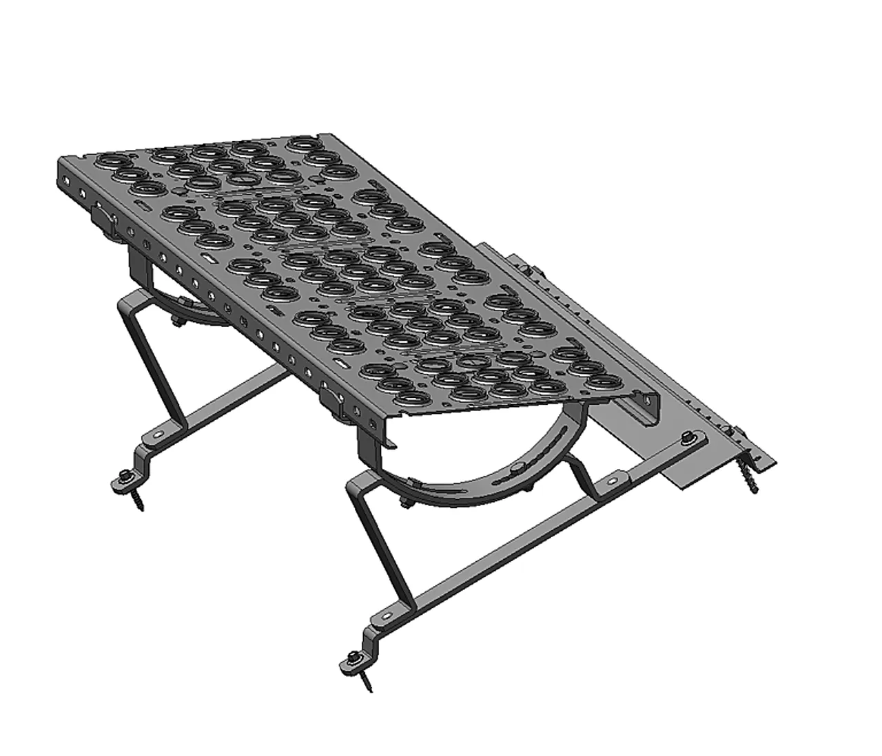 Feieplatå plate fp8 t-166 teglrød ral 8004