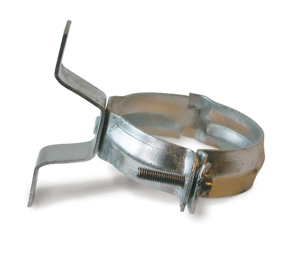 Rørklammer f/tre 80mm galv stål retro takrenne null - null - 2 - Miniatyr