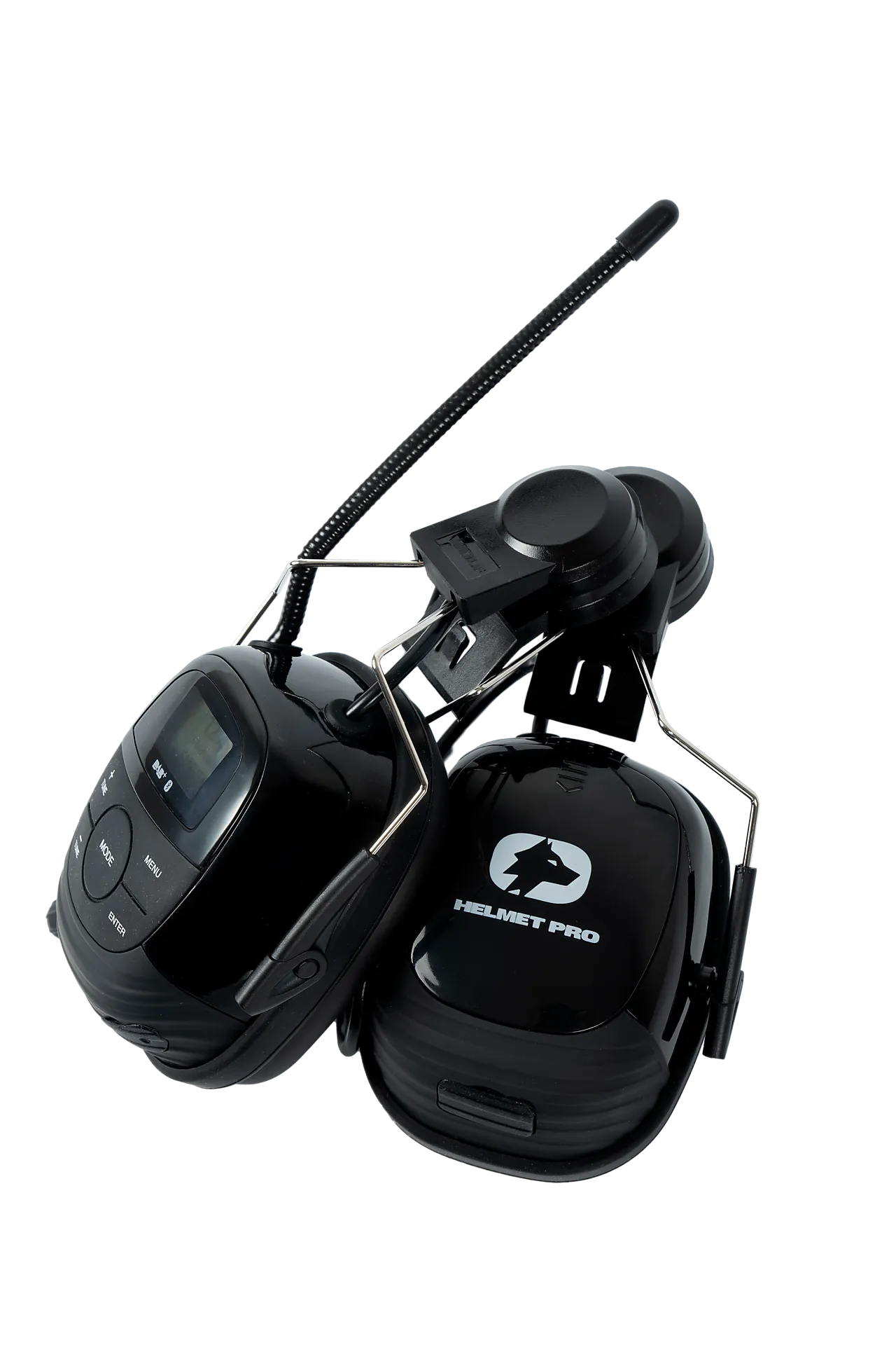 Hørselvern med hjelmfeste 30mm BT/mikrofon/DAB+ Hørselvern med hjelmfeste 30mm BT/mikrofon/DAB+