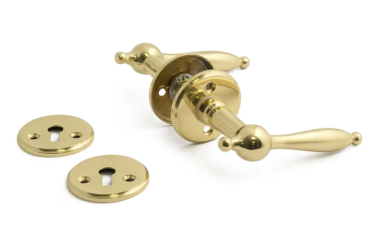 Dørvrider a9685 innv pol-mess pp polert messing dt 38-42 mm