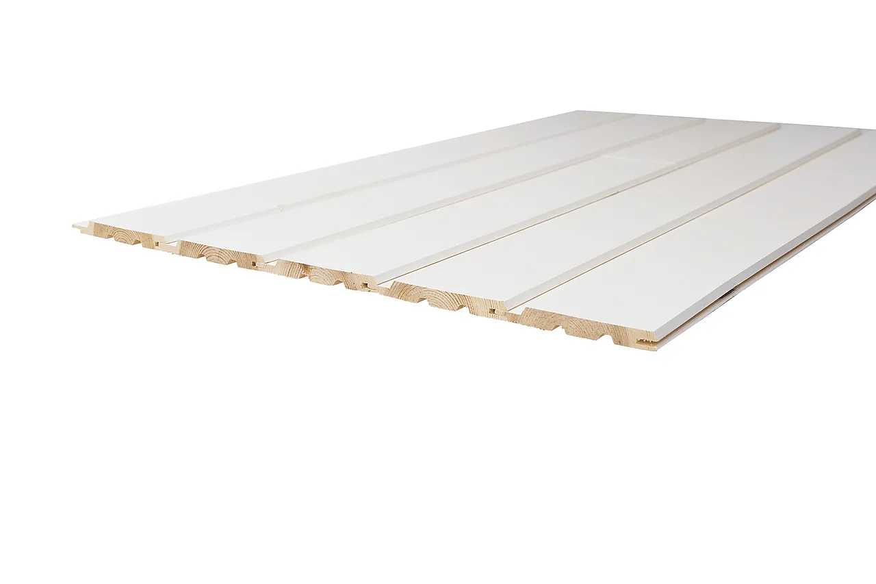 Furu 14x120 skygge skrå nat malt kvistgrunning + uv-herdet topp null - null - 3 - Miniatyr