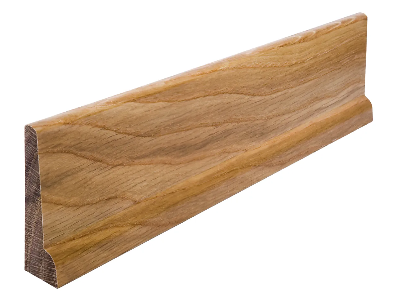 Gulvlist med nese eik lakkert 17x57 mm