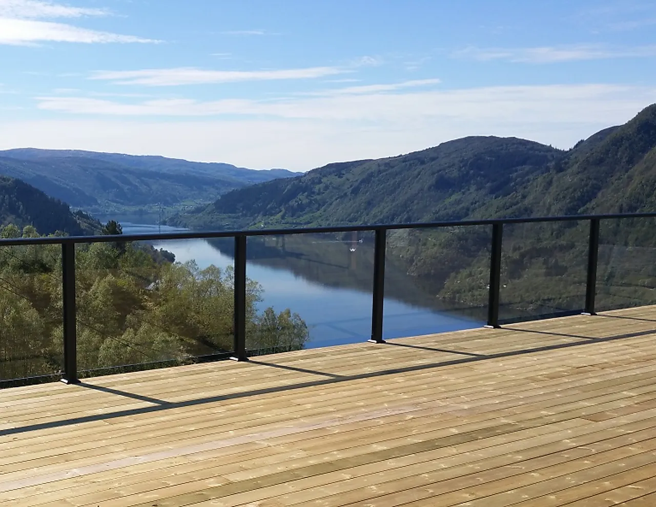 Plastmo glass til glassrekkverk 1165x925 mm null - null - 3 - Miniatyr