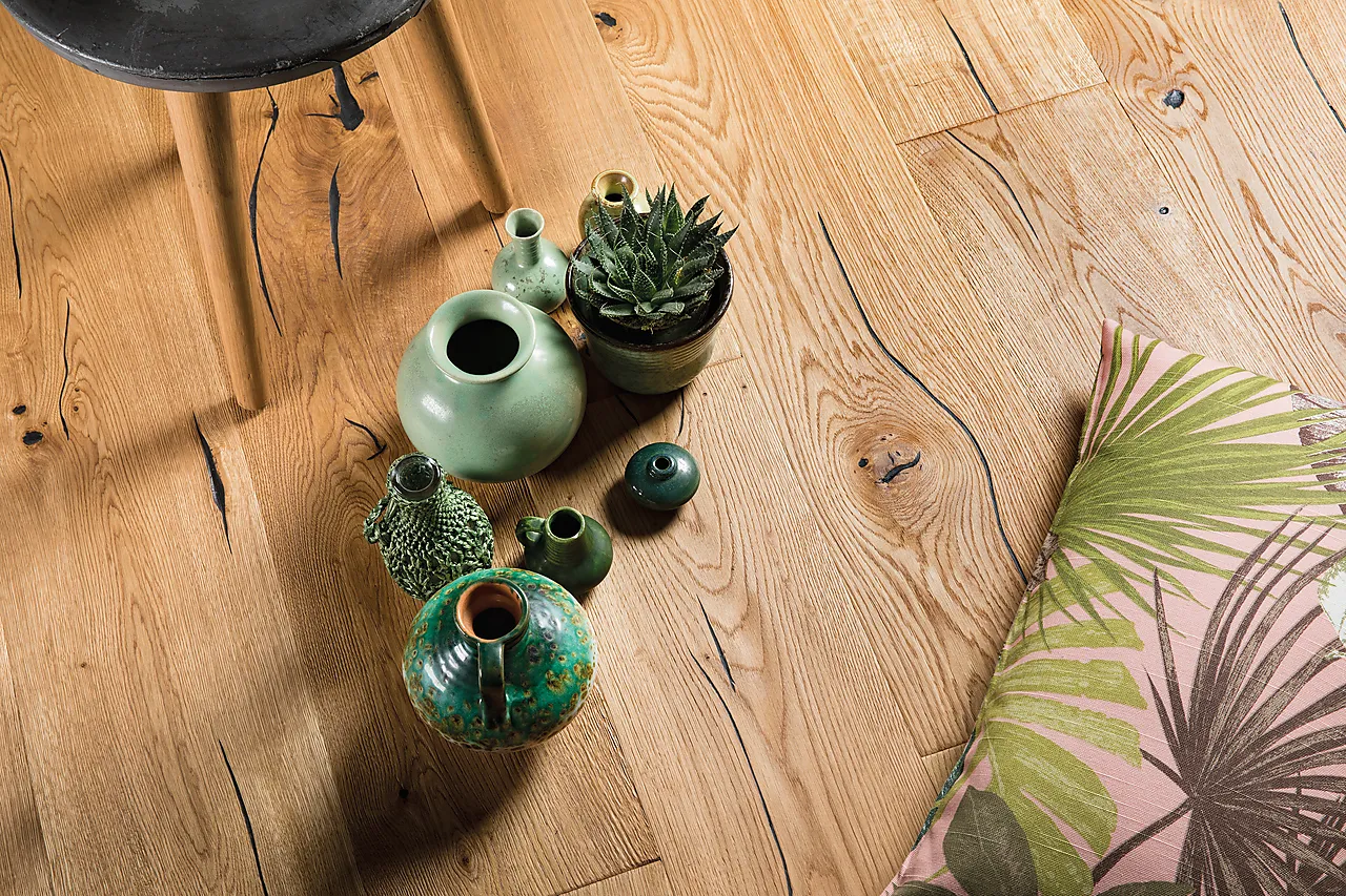 Boen parkett Eik Epoca Castle oljet og håndskrapt