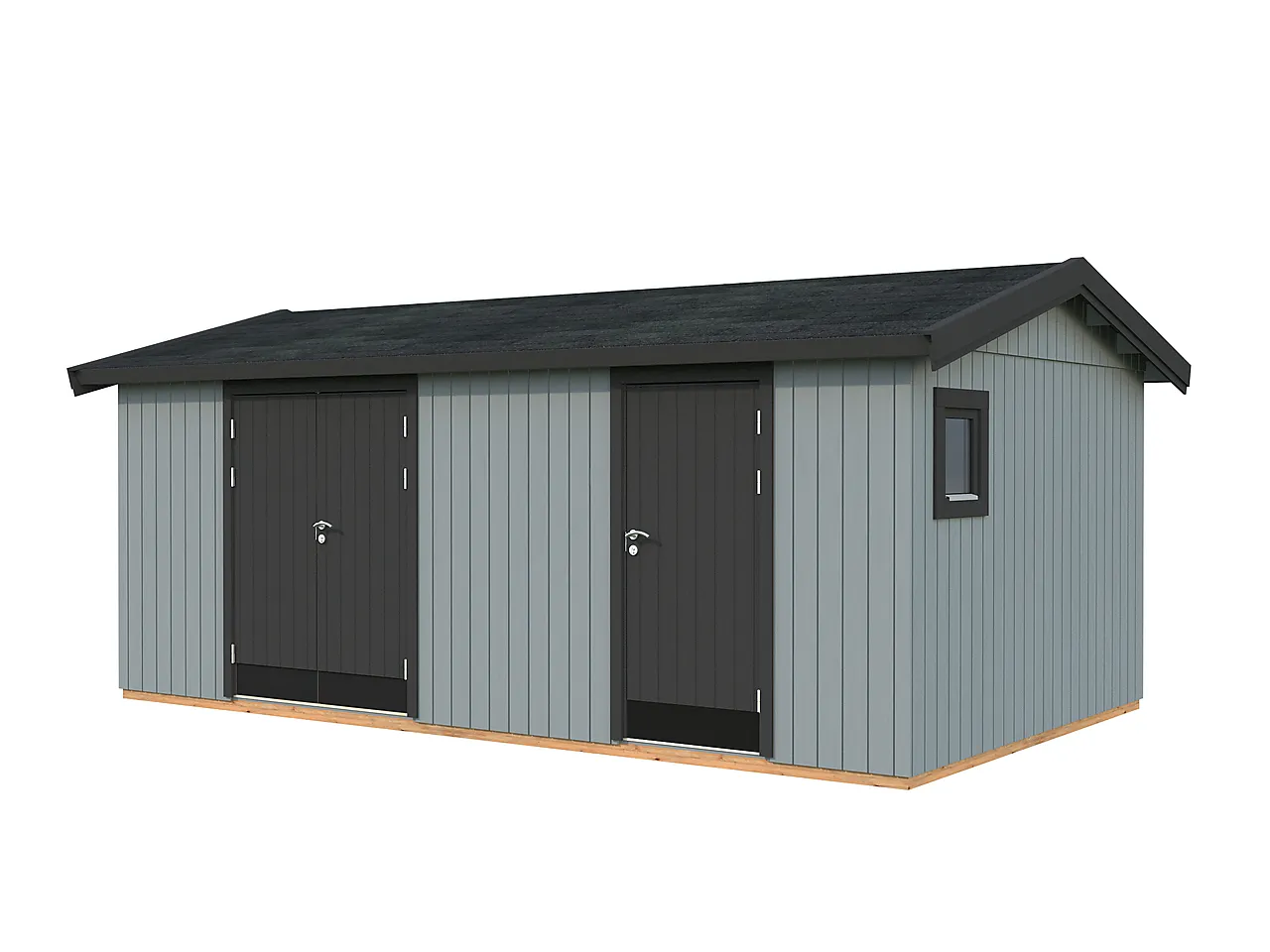 Redskapsbod Olaf 18,5 m² null - null - 2 - Miniatyr