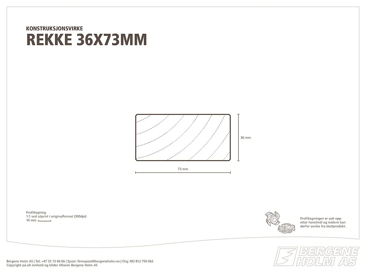 Lekt impregnert 36x73 mm null - null - 2 - Miniatyr