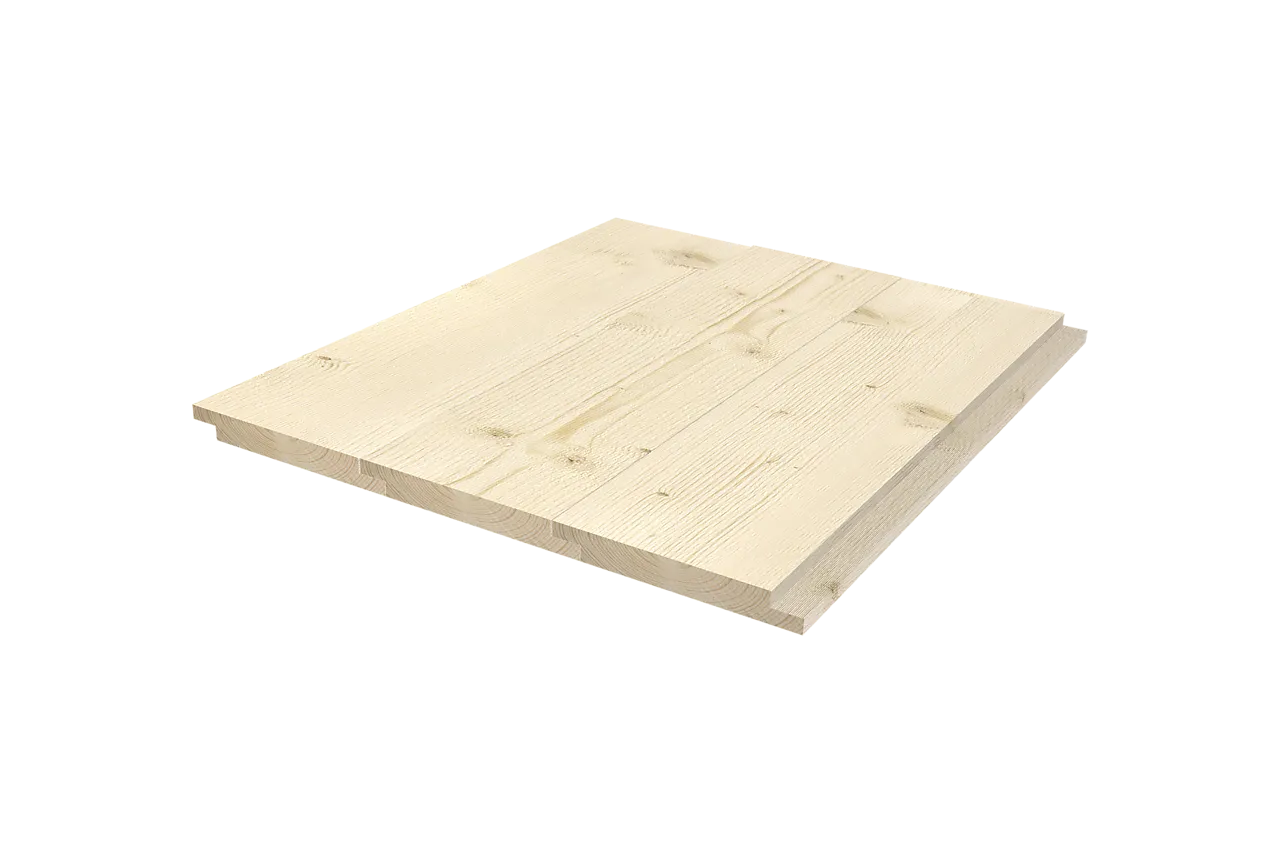 Dobbelfalset låvepanel 22x173 mm gran Dobbelfalset låvepanel 22x173 mm gran