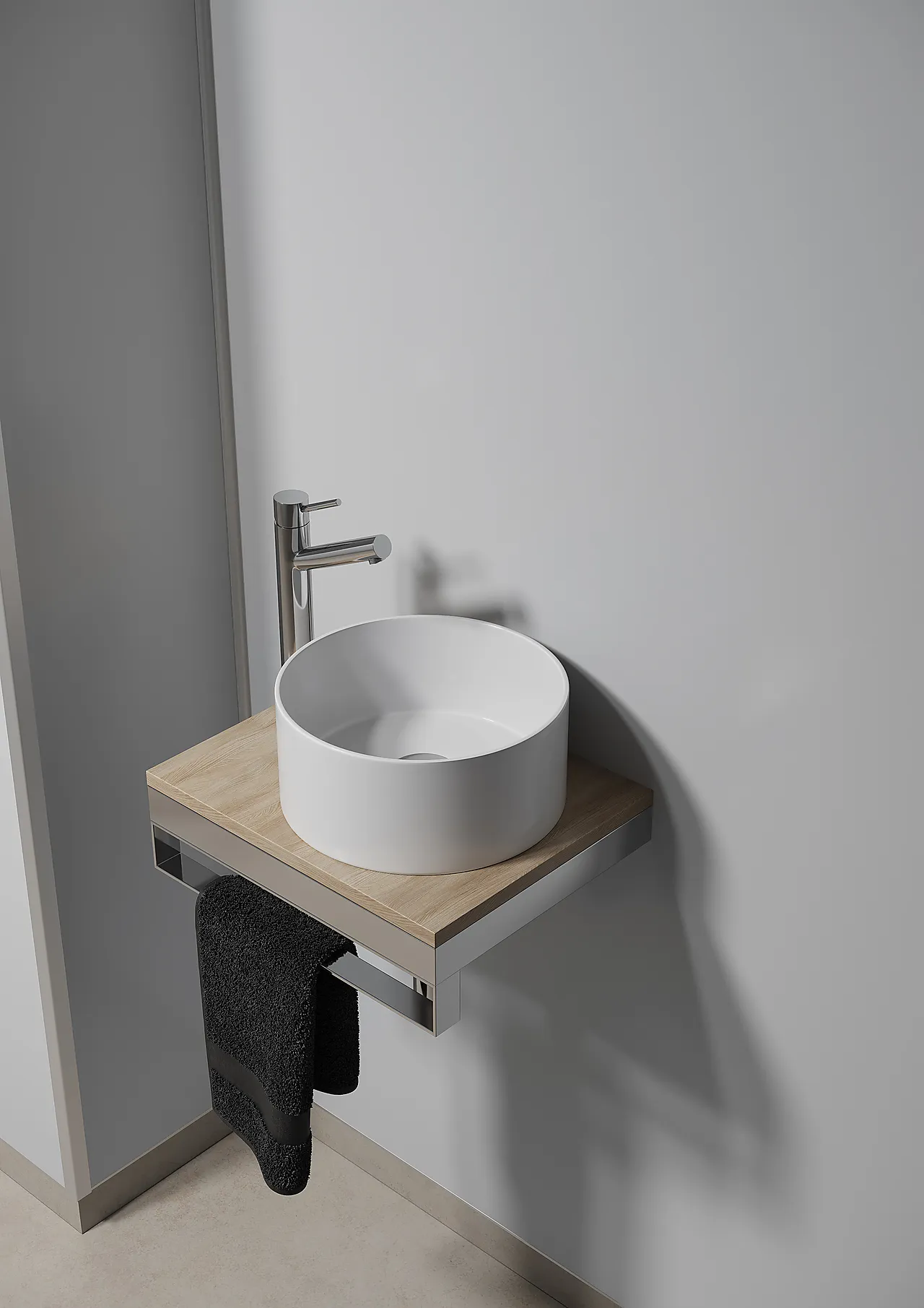 Baderomsplate polar grey 10x620x2400 mm Baderomsplate polar grey 10x620x2400 mm