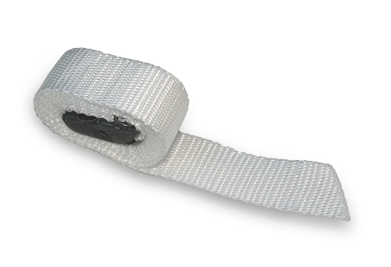 Pakkestropp transport hvit 1 meter