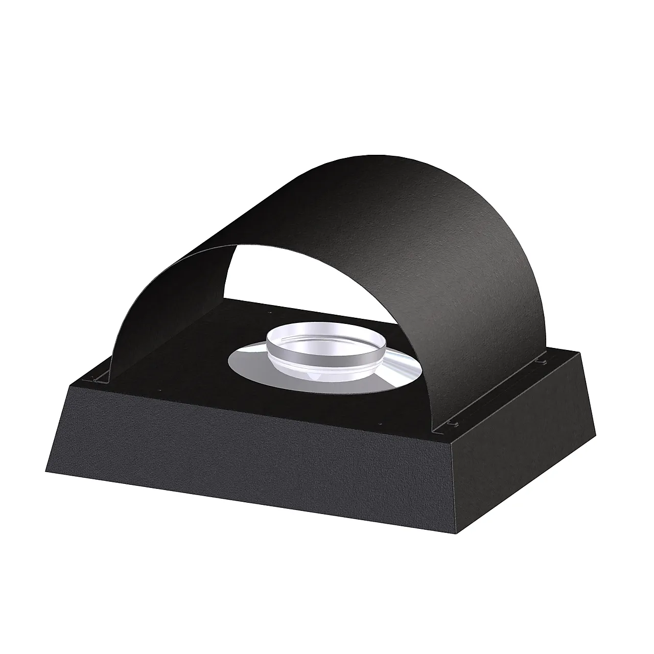 Tak f/teleskopdel/mante ø190mm ø190mm inkludert regnstuss