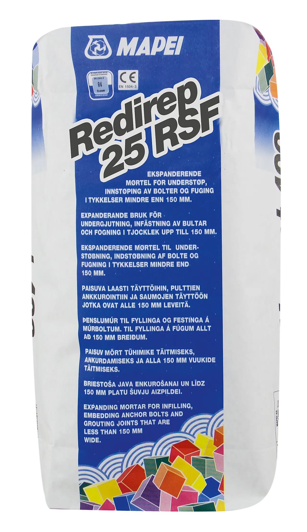 Mørtel reparasjon redirep 25 rsf 25 kg Mørtel reparasjon redirep 25 rsf 25 kg