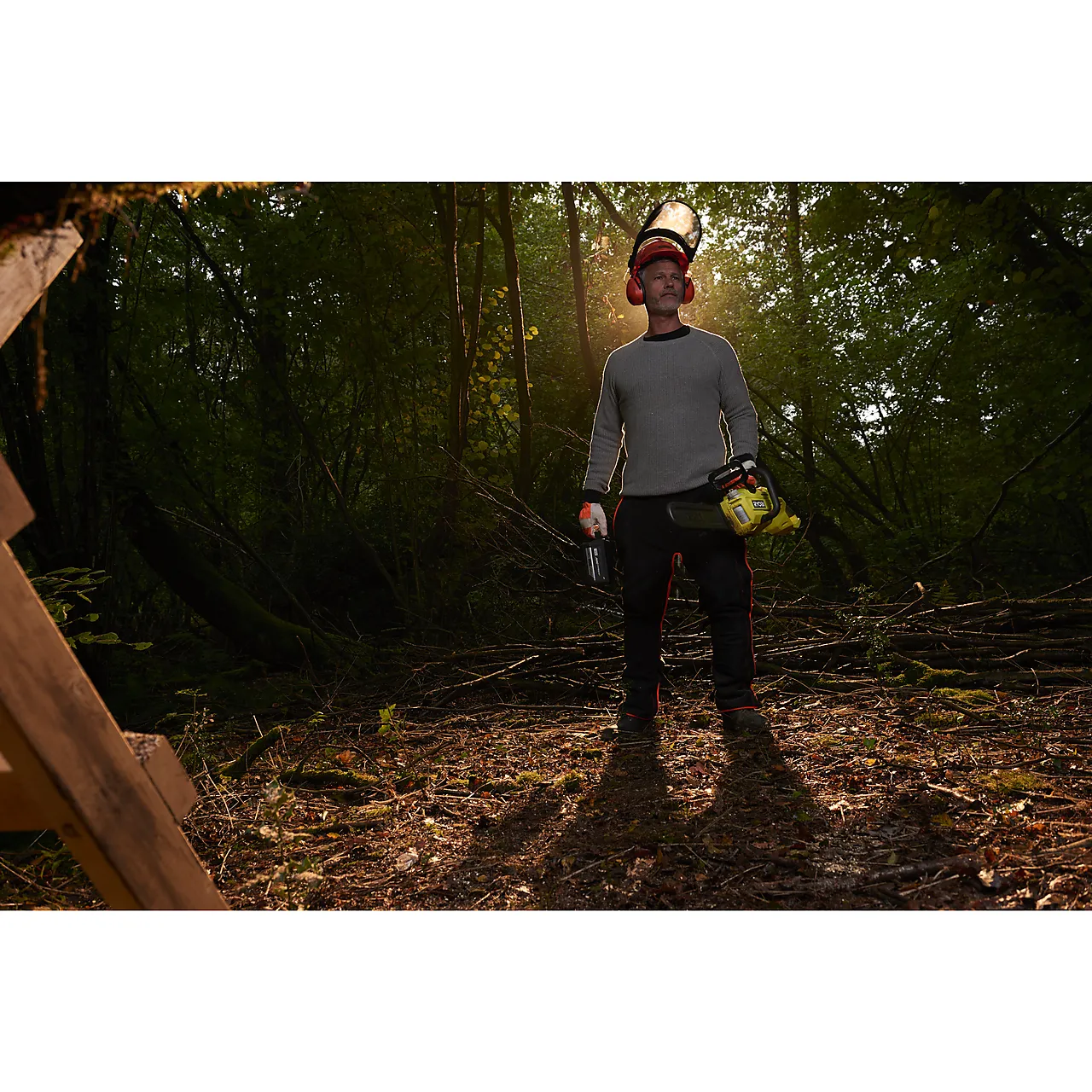 Kjedesag RY36CSX35A-150 36V 35 cm m/batteri og lader null - null - 2 - Miniatyr