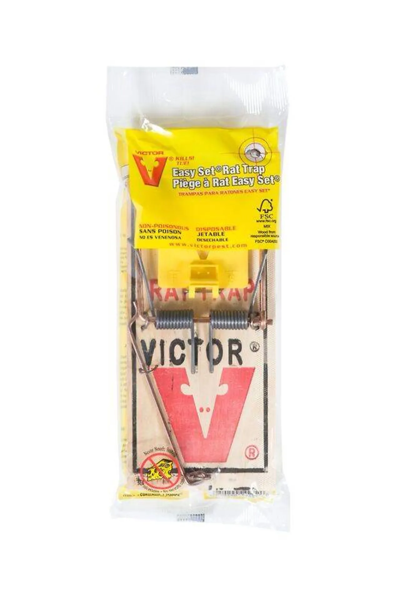 Rottefelle i tre preladet 1 pakke