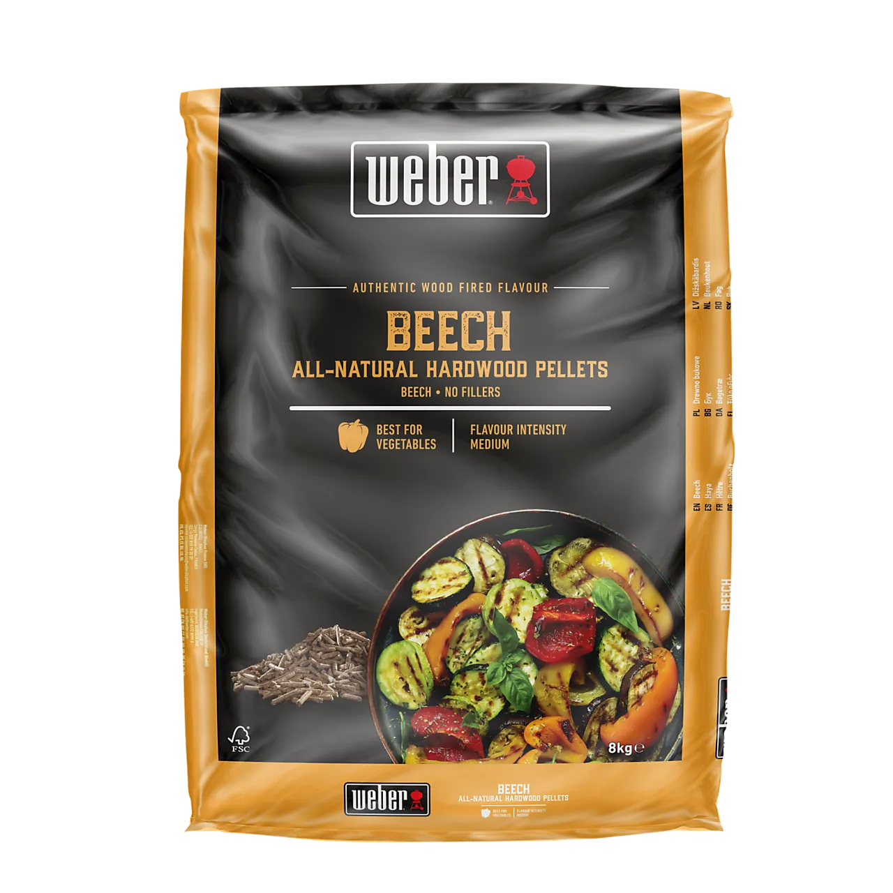 Weber pellets bøk 8 kg pose null - null - 2 - Miniatyr