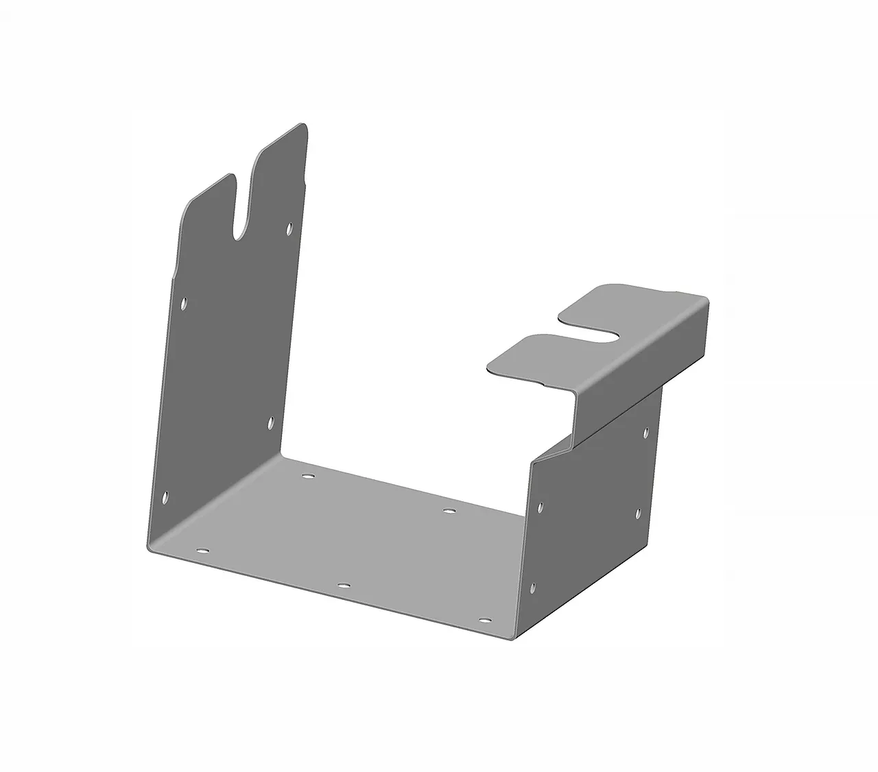 Plannja Renneskjøt rektangulær 125mm PL42 Brunrød