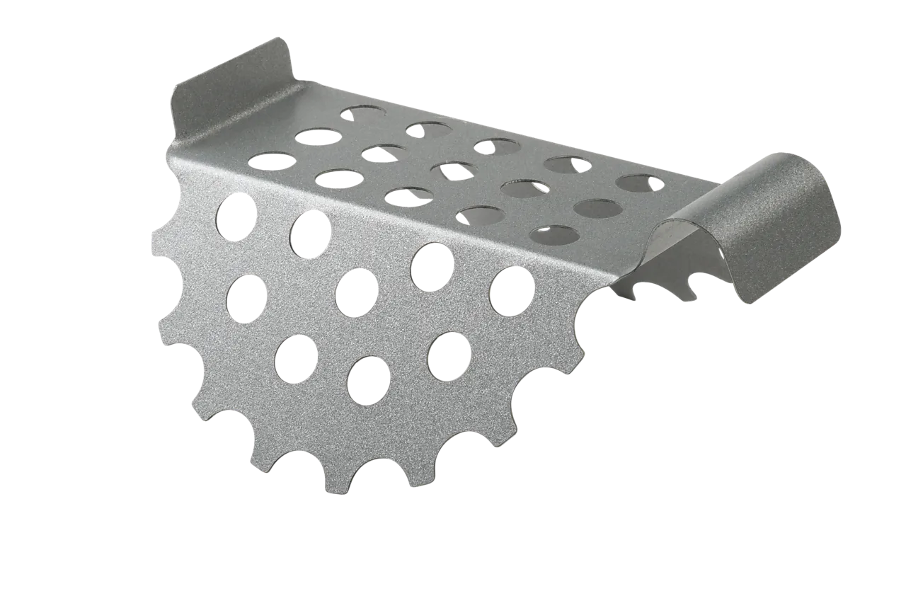 Løvrist stål 125 mm silver Løvrist stål 125 mm silver