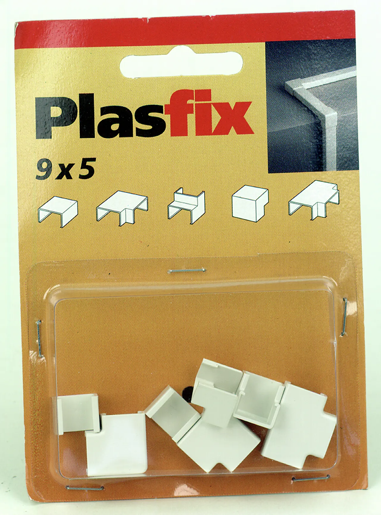 Skjøt/hjørner plasfix 21x11,5mm sortiment