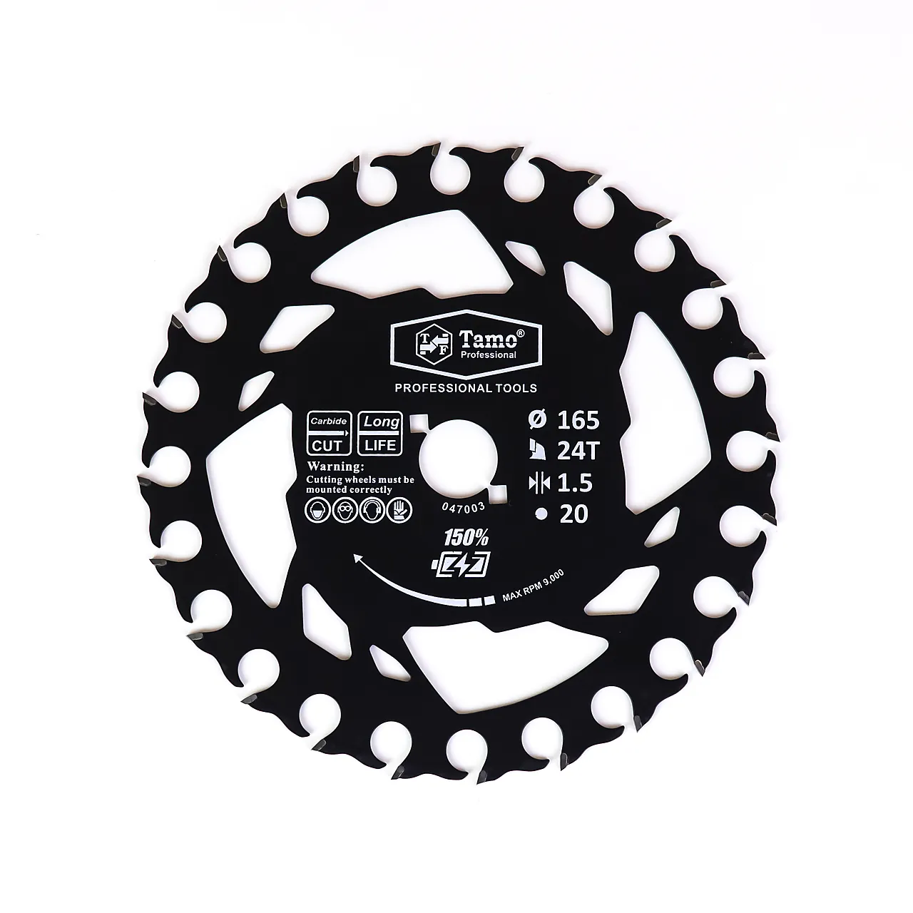 Sagblad light 165x24Tx20 mm