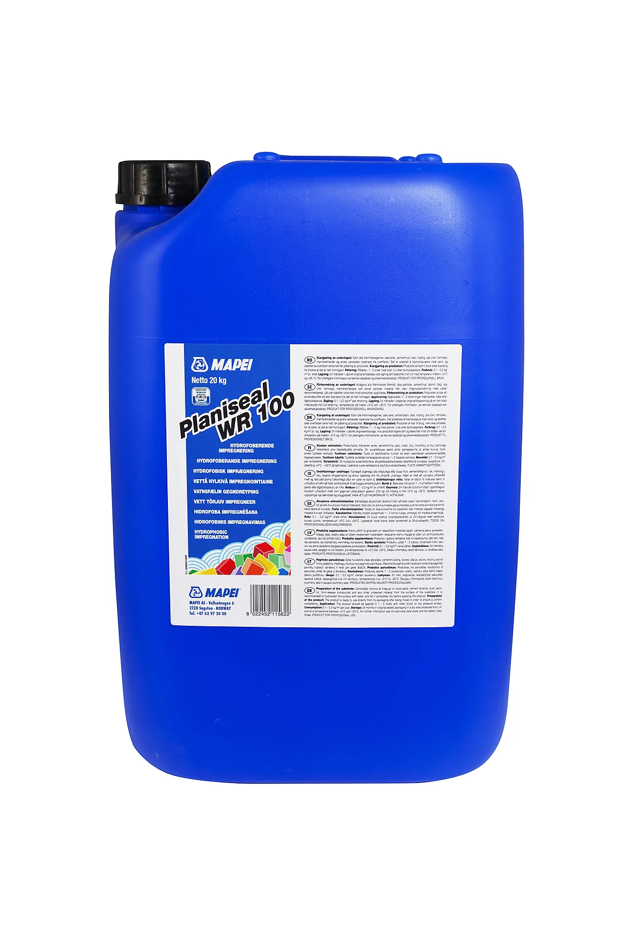 Impregnering 20kg wr 100 planiseal planiseal wr 100 20 kg Impregnering 20kg wr 100 planiseal planiseal wr 100 20 kg