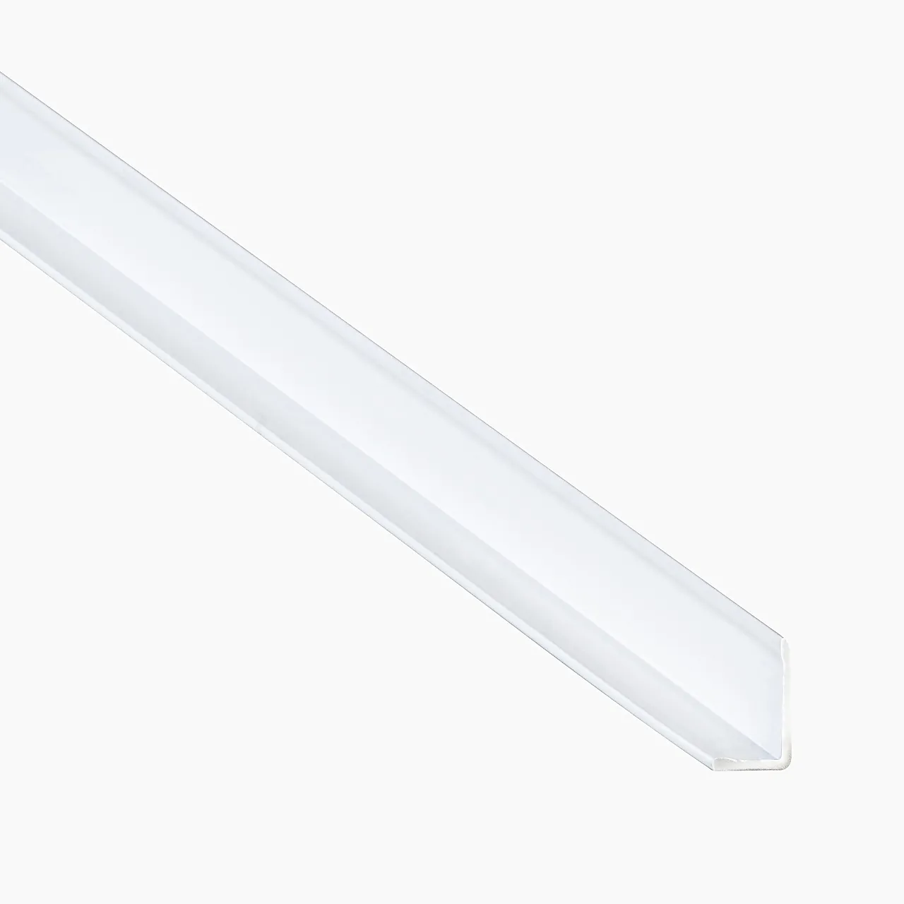 Fibo L-profil smal hvit 580mm