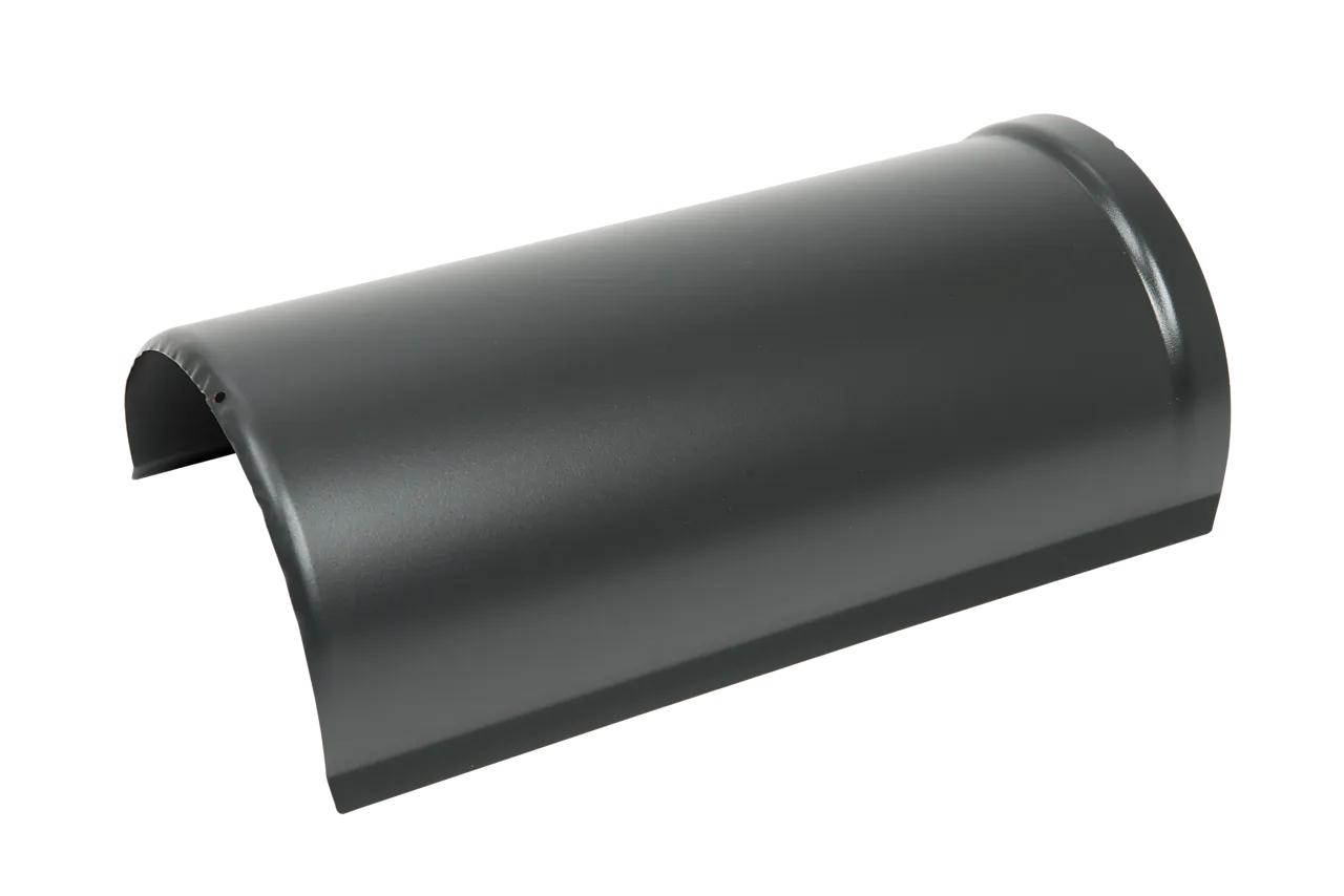 Mønekappe exclusive matt antrasitt dekkende mål 375mm isola